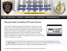 Tablet Screenshot of constableservices.org